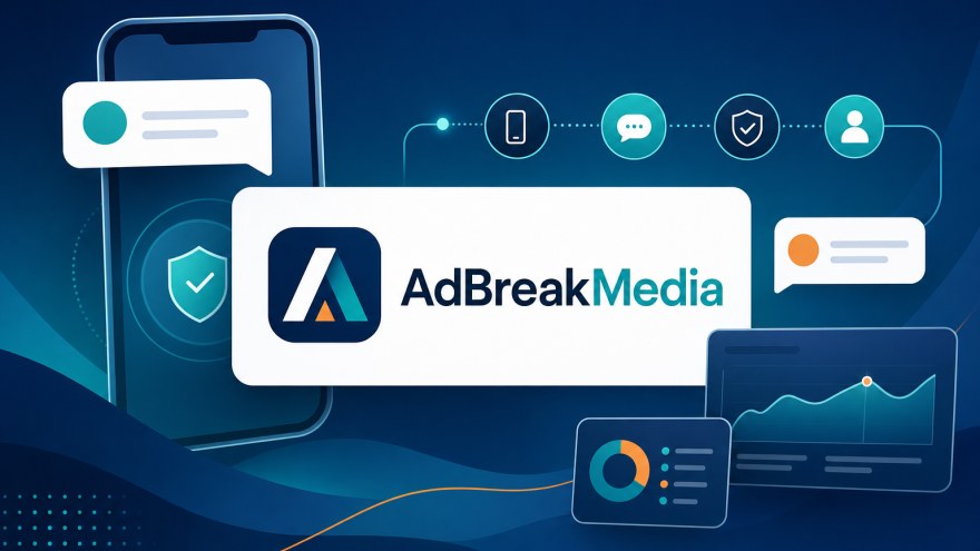 AdBreakMedia non-VoIP number for SMS verification hero image